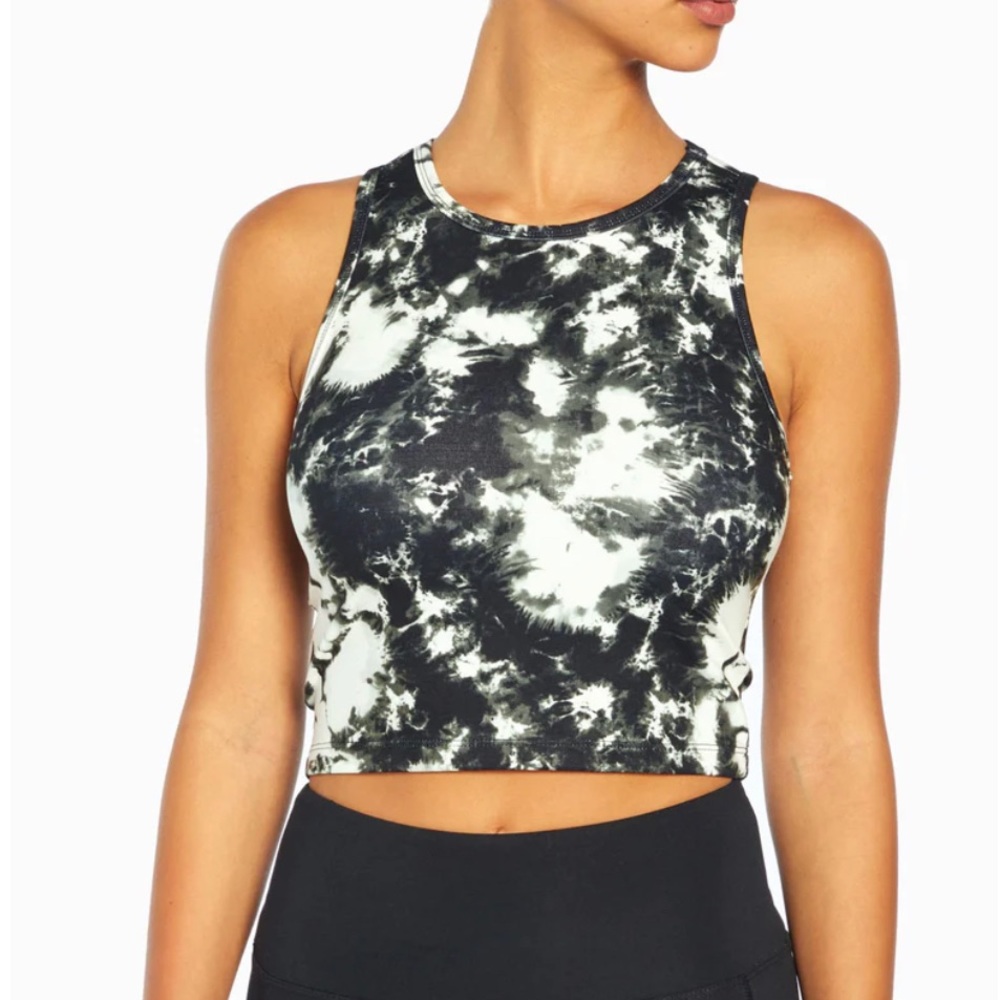 🌌 Balance Collection Cosmic Tie-Dye Mia Moisture Wicking Crop Tank 🌌